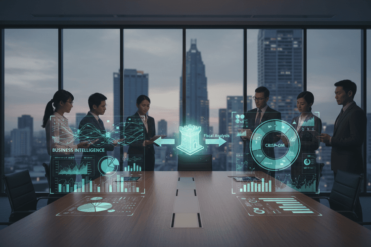 Imagem Business Intelligence e CRISP-DM na otimização da análise de dados fiscais