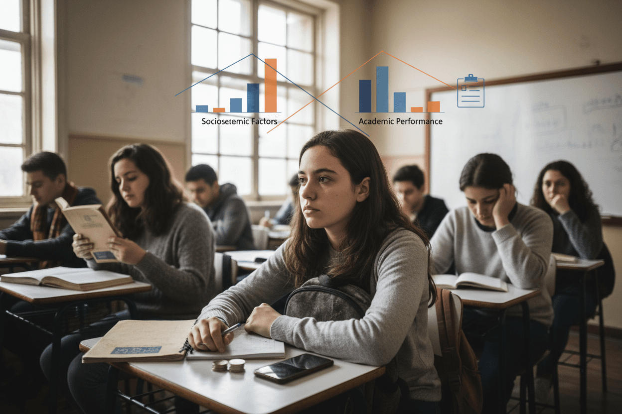 Influência de aspectos socioeconômicos no desempenho acadêmico em cursinho popular