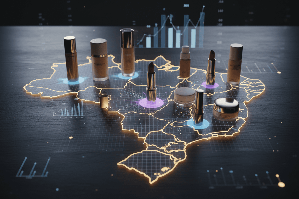 Análise de vendas regionalizadas no mercado de beleza com Business Intelligence