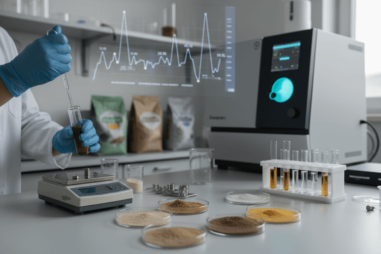 Imagem Estimação de incertezas de medição em análises bromatológicas para controle de qualidade de ração animal