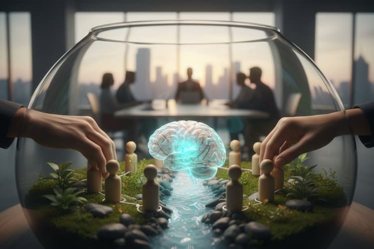 Imagem Liderança e inteligência emocional na construção de ambientes corporativos saudáveis