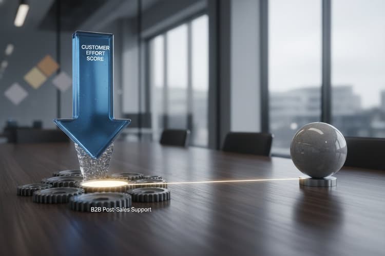 Imagem A relevância do customer effort score na experiência do cliente no suporte pós-venda B2B