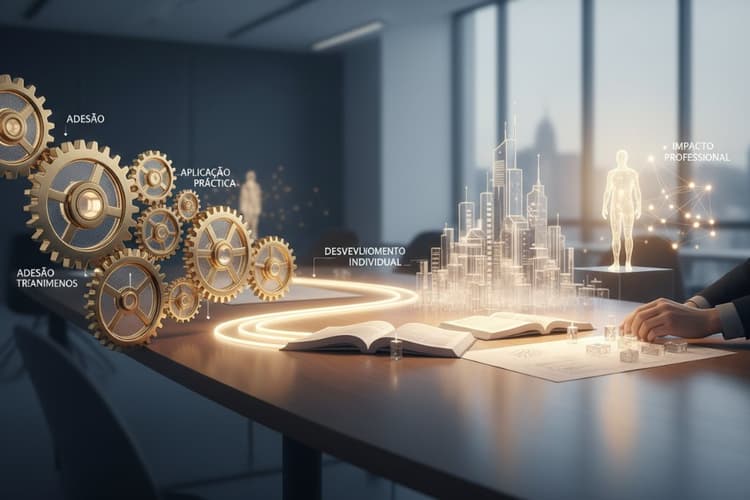 Imagem Análise da eficácia de treinamentos corporativos no desenvolvimento profissional individual