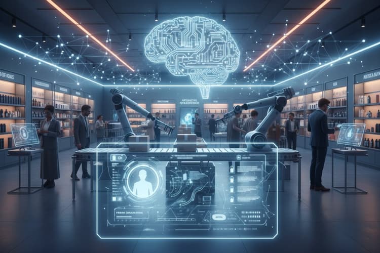 Imagem Inteligência artificial no varejo: impactos na inovação, eficiência e personalização