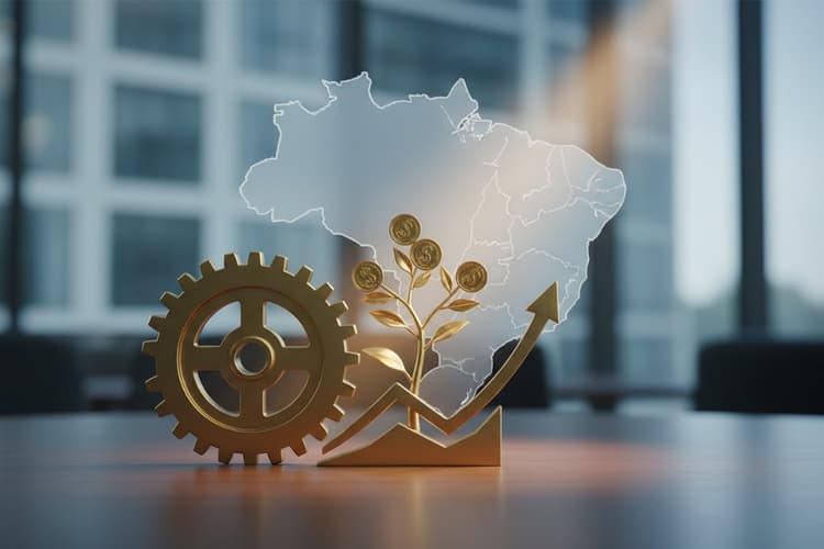 Imagem Correlação entre alavancagem financeira e rentabilidade nos setores da B3