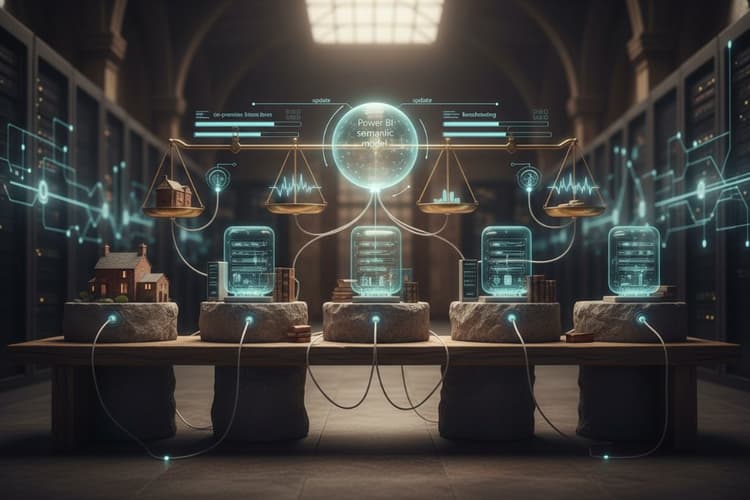 Imagem Benchmarking de atualização de modelos semânticos do Power BI para fontes on-premise