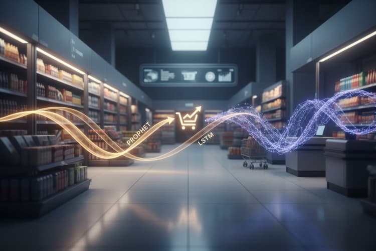 Imagem Comparação de Modelos Preditivos Prophet e LSTM para Previsão de Demanda no Varejo