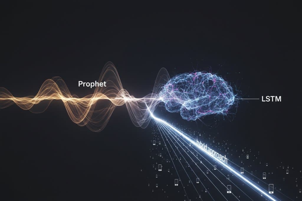 Previsão de Tráfego em Redes Móveis: Uma abordagem híbrida com Prophet e LSTM