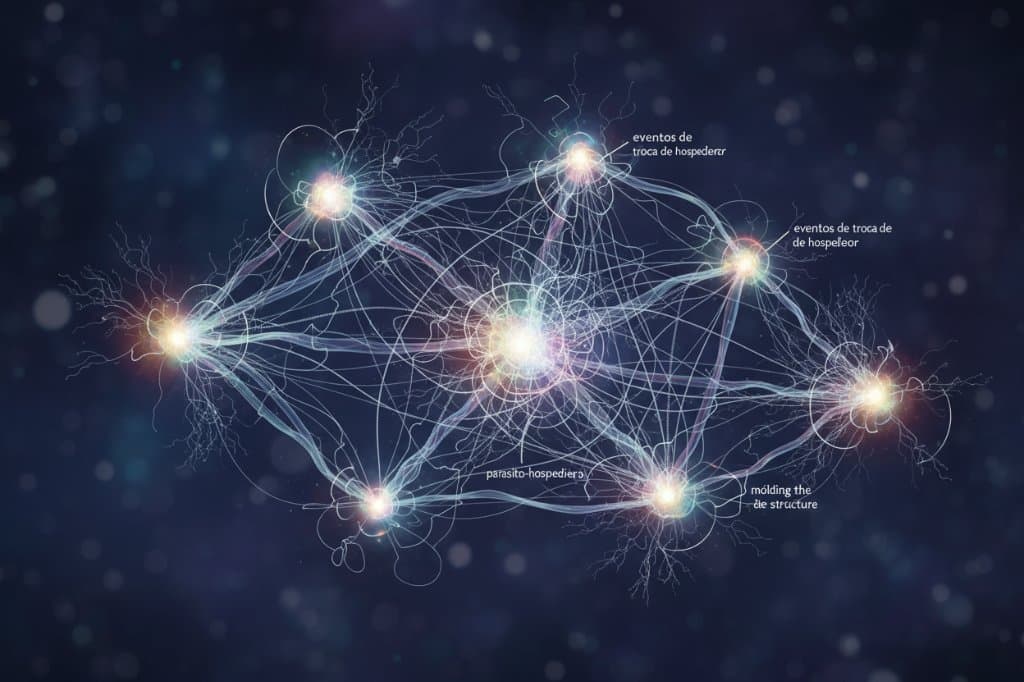 Eventos de troca de hospedeiro moldam a estrutura da rede de interações parasito-hospedeiro