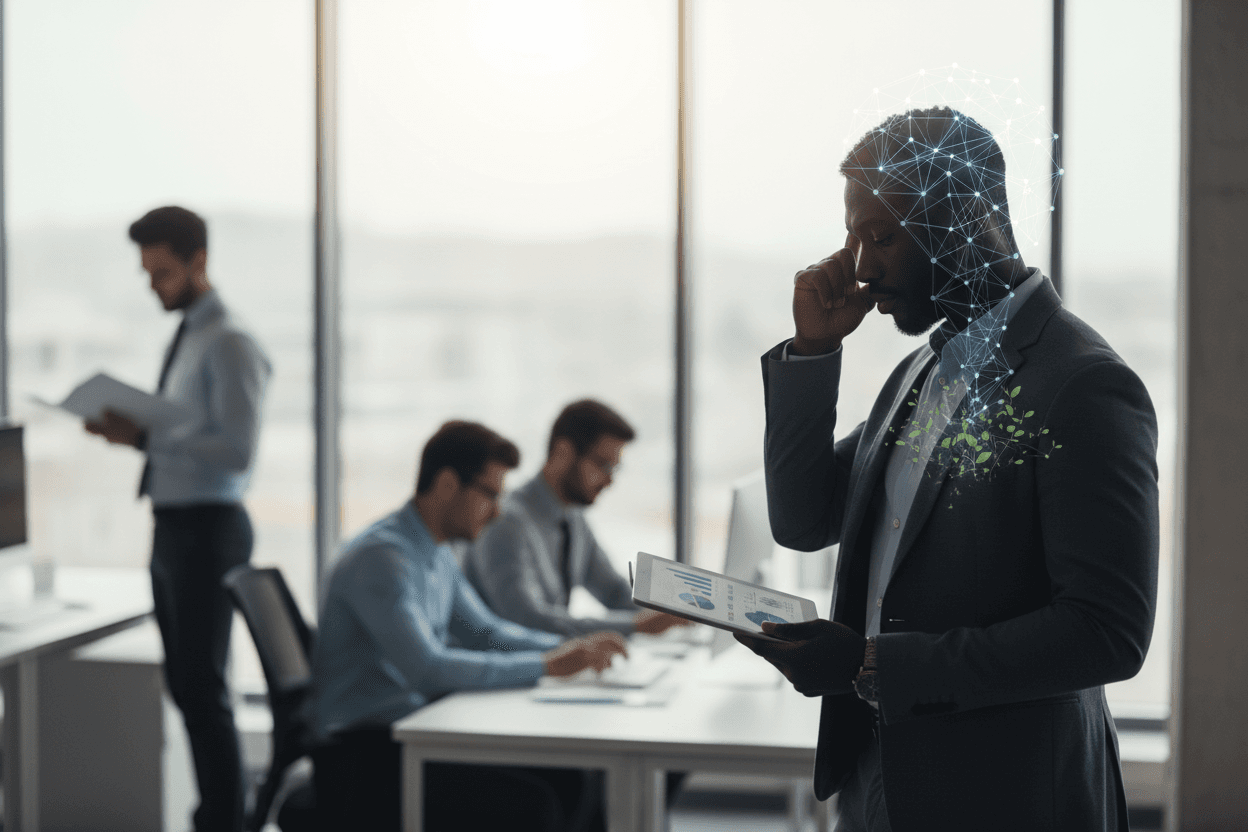Saúde mental de líderes negros no setor corporativo de vendas