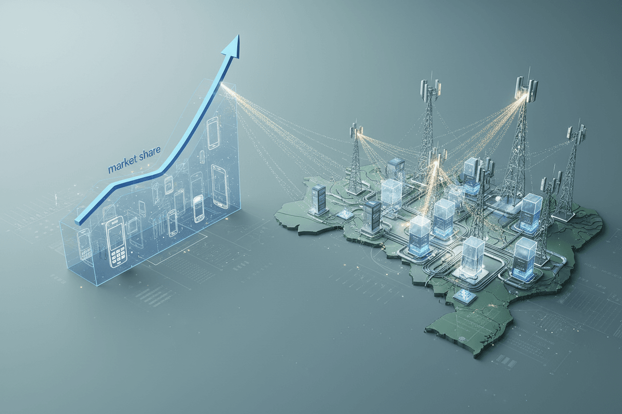 Modelagem preditiva do Market Share na telefonia móvel no Brasil
