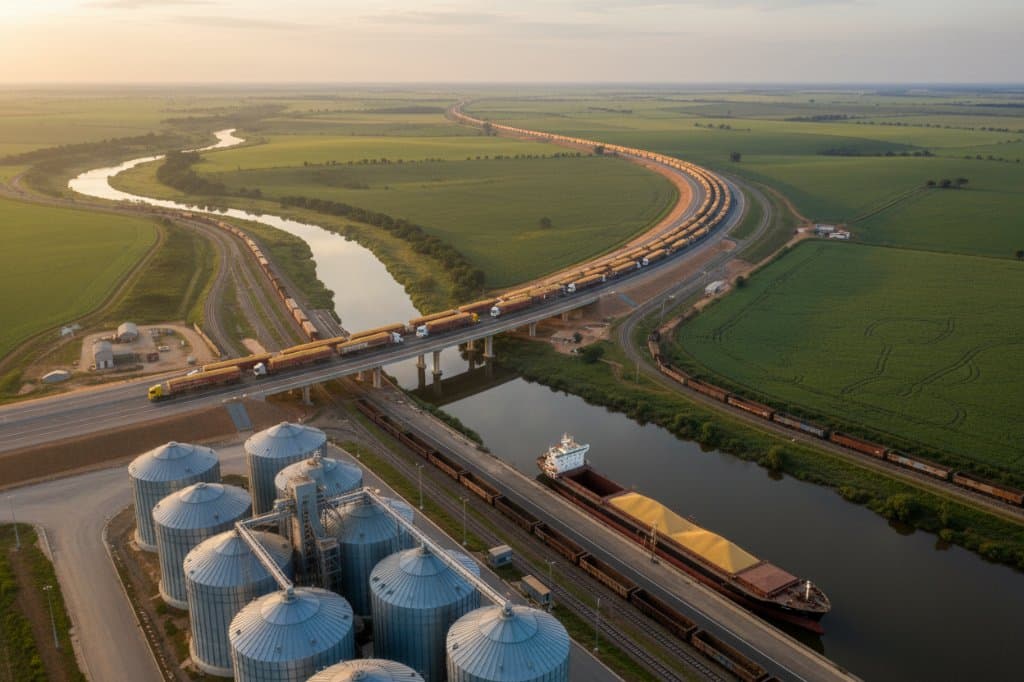 Análise da eficiência logística no escoamento de grãos nas regiões brasileiras