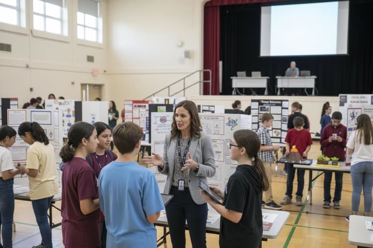 Imagem Gestão escolar e metodologias ativas na implementação de uma mostra de Ciências