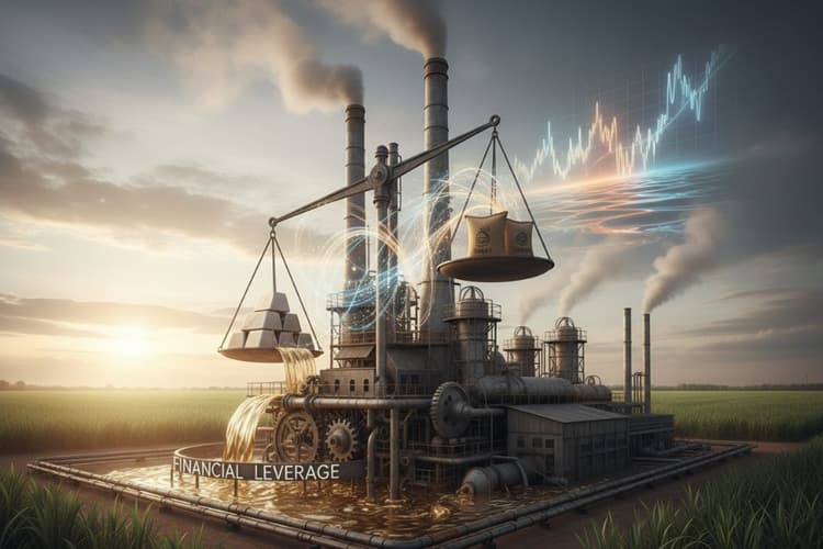 Imagem Grau de alavancagem financeira e a volatilidade dos preços de commodities sucroalcooleiras